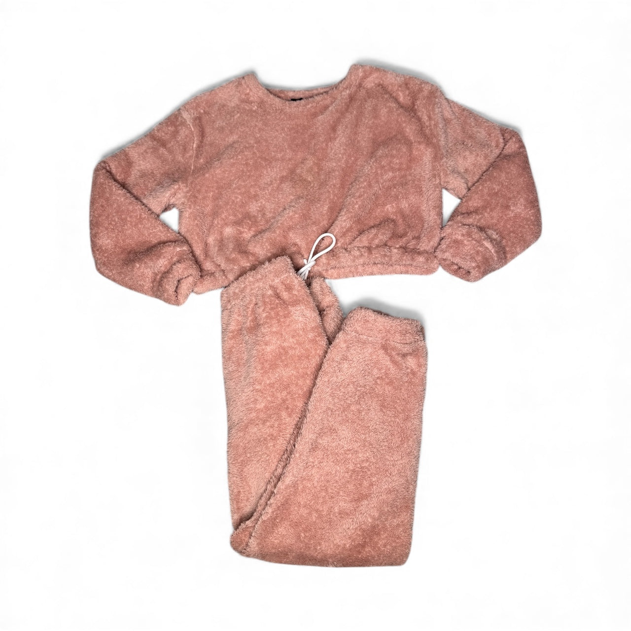 Blush Teddy Lounge Set | Cozy 2-Piece Outfit