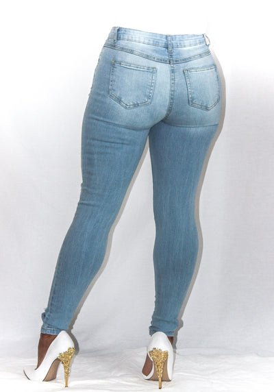 Dorita Distressed High Waist Jeans